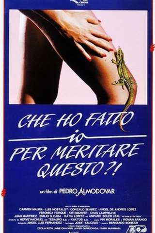Che ho fatto io per meritare questo?