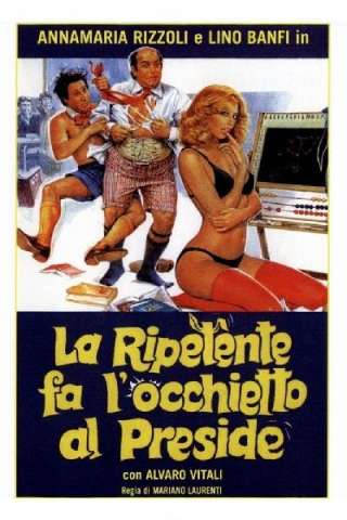 La ripetente fa l'occhietto al preside